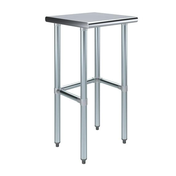 Amgood 18 in. x 18 in. Stainless Steel Table