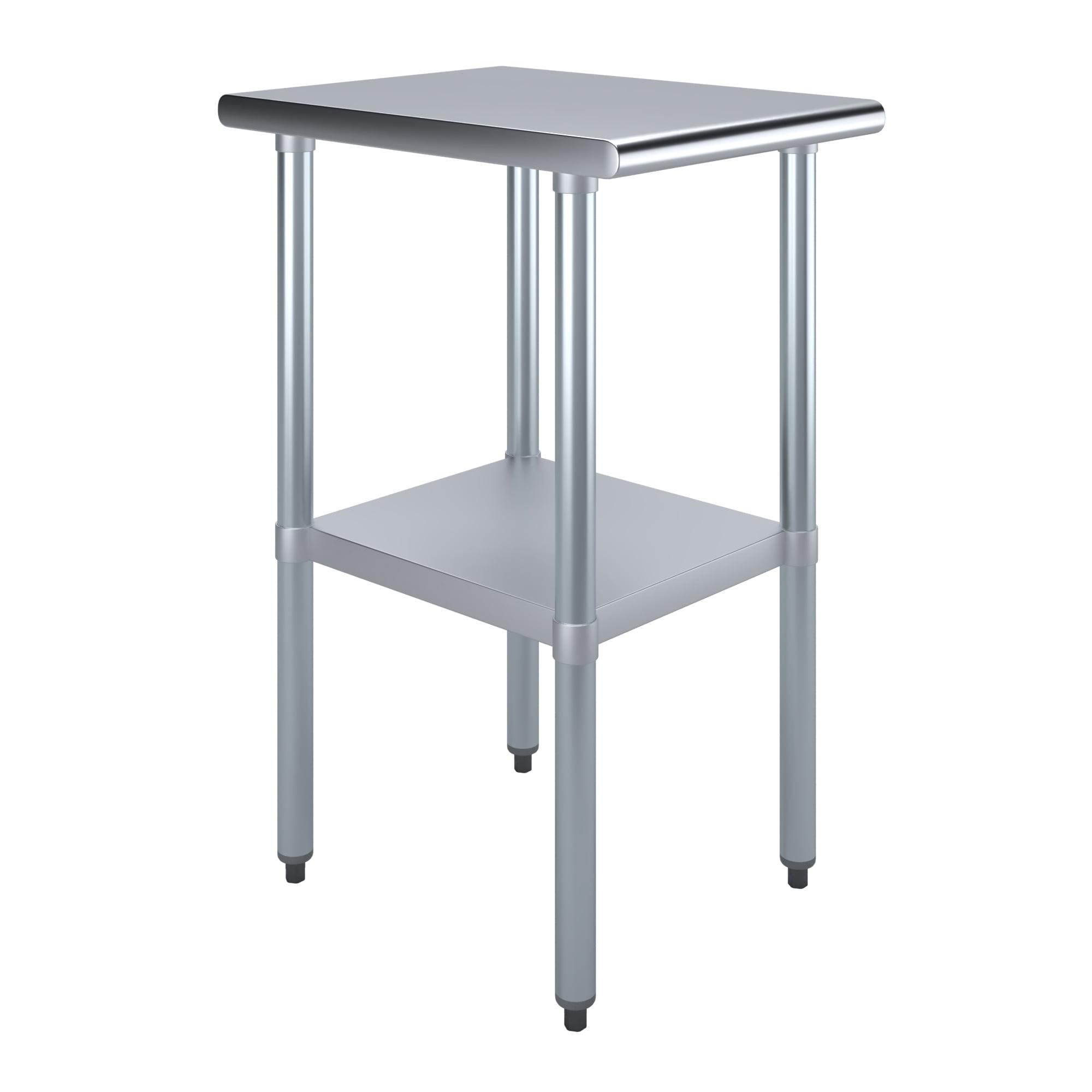 Amgood 24 in. x 18 in. Stainless Steel Table
