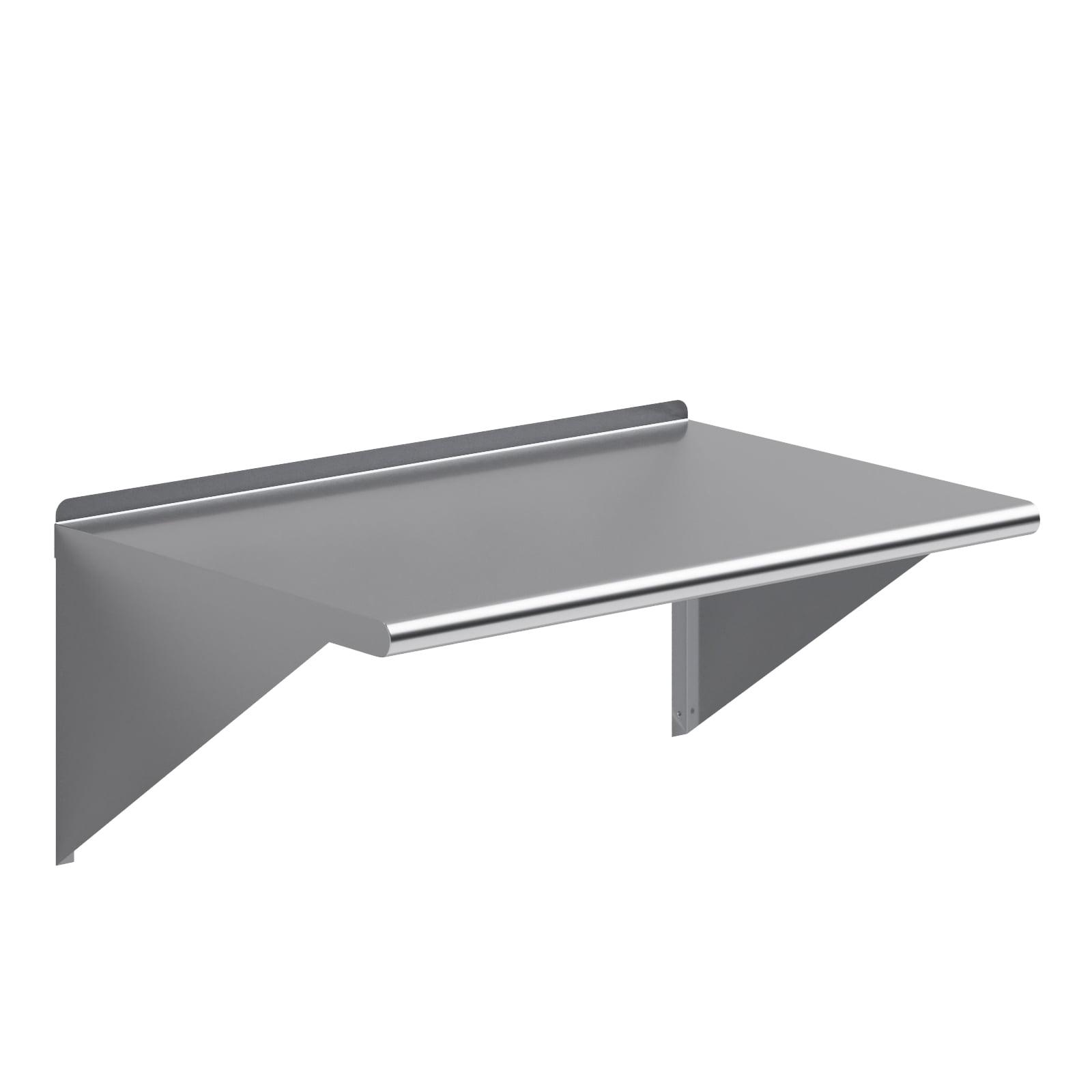 36" x 24" Stainless Steel Wall Shelf with Brackets