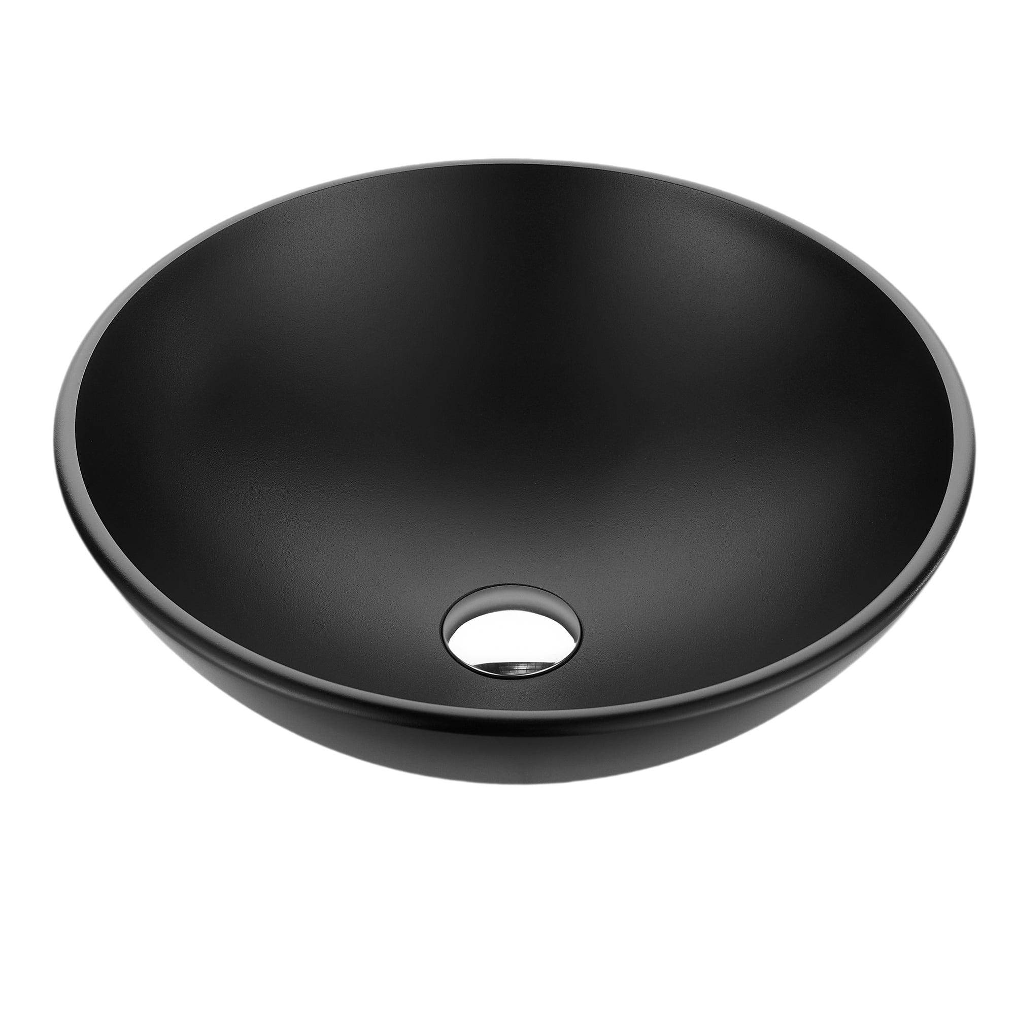 ANZZI 16.5'' Glass Circular Bathroom Sink