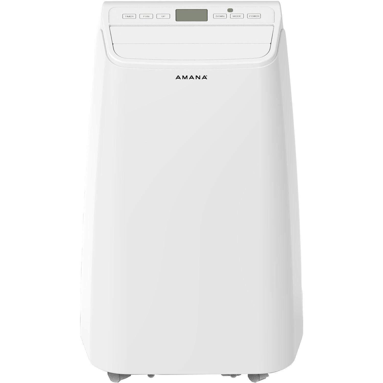 Amana 8500 BTU DOE Portable Air Conditioner w/ Heat for up to 450 Sq. Ft. in Timer in White