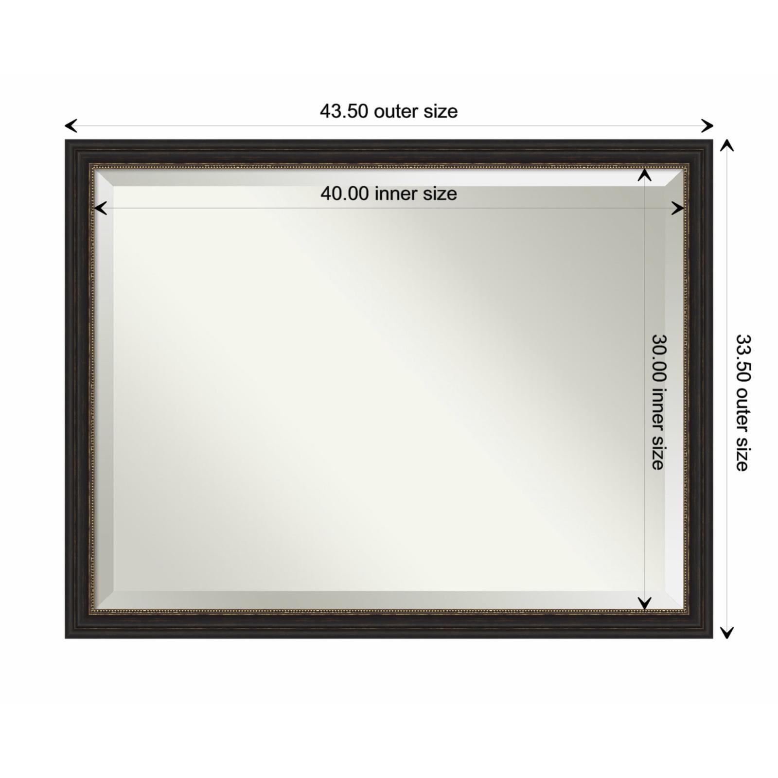 Accent Bronze 43.5" x 33.5" Rectangular Wall Mirror