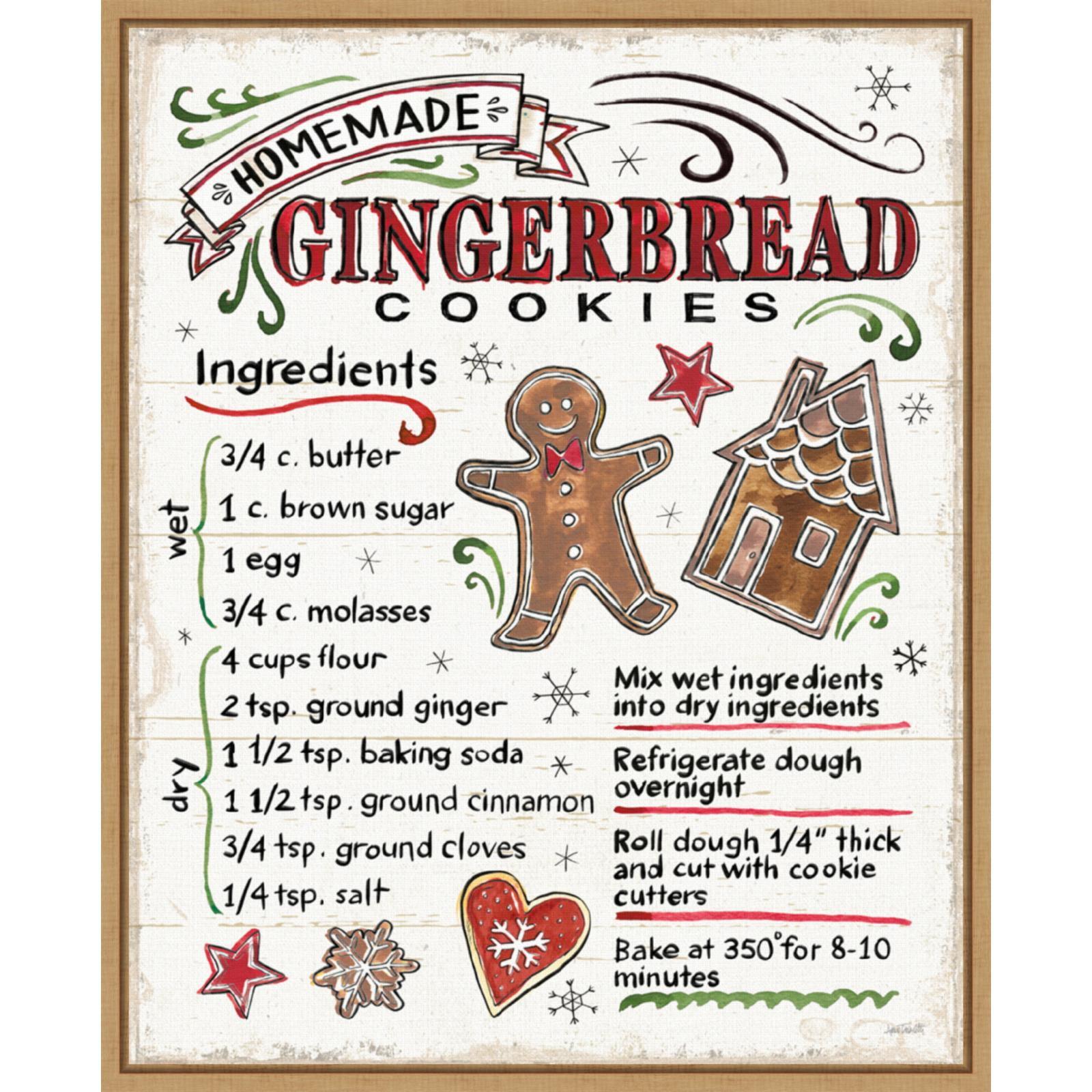 16" x 20" Christmas Treats VI Framed Wall Canvas - Amanti Art: Anne Tavoletti, Holiday Decor, Vertical Display