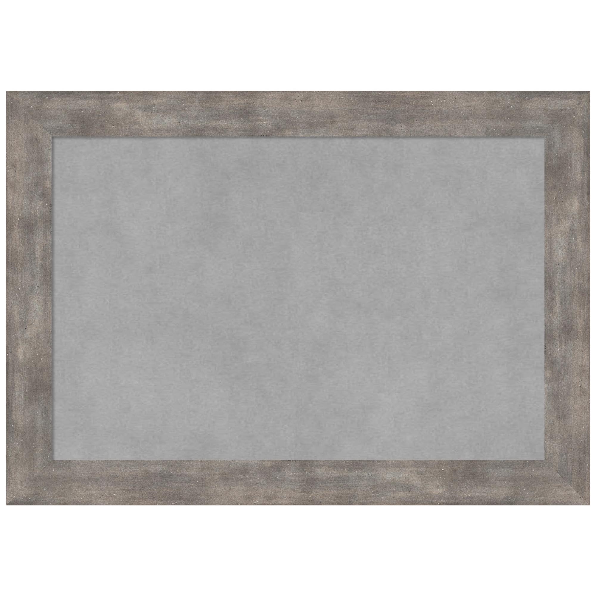 Amanti Art Marred Pewter Framed Magnetic Board 21 x 15 in.