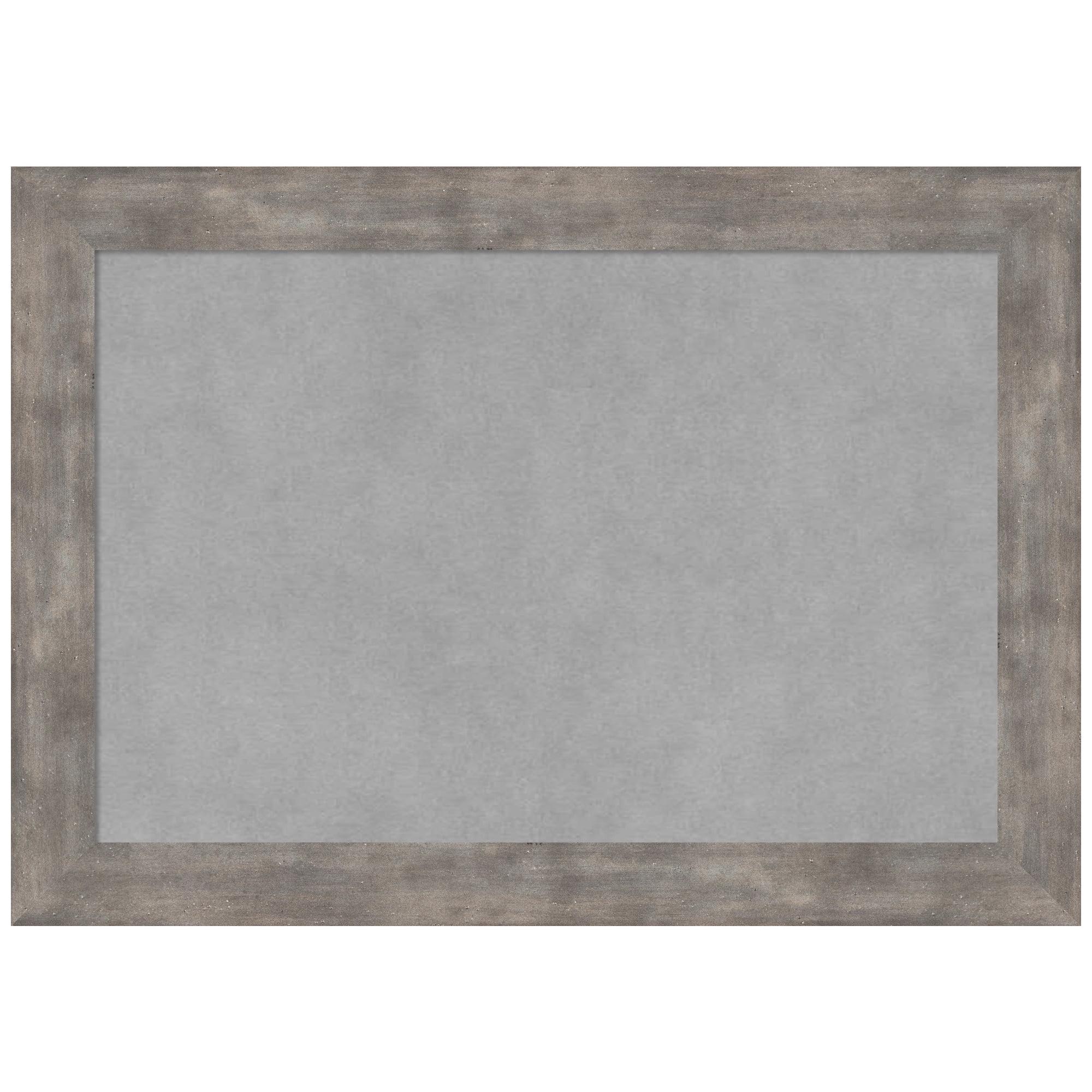 Amanti Art Marred Pewter Framed Magnetic Board 21 x 15 in.