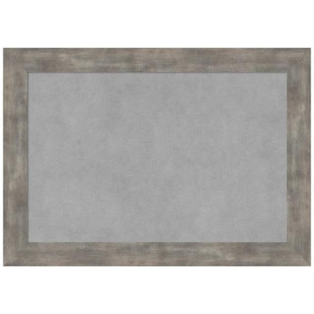Amanti Art Marred Pewter Framed Magnetic Board 21 x 15 in.