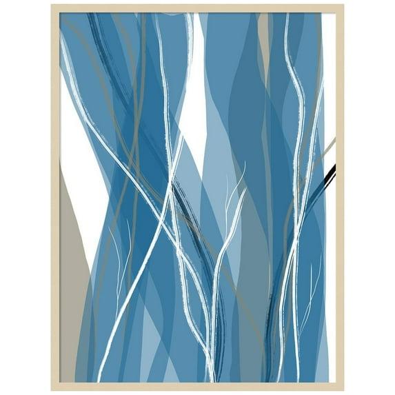 Amanti Art 31"x41" Sea Meadow III by Jim Schlotzhauer Wood Framed Wall Art Print