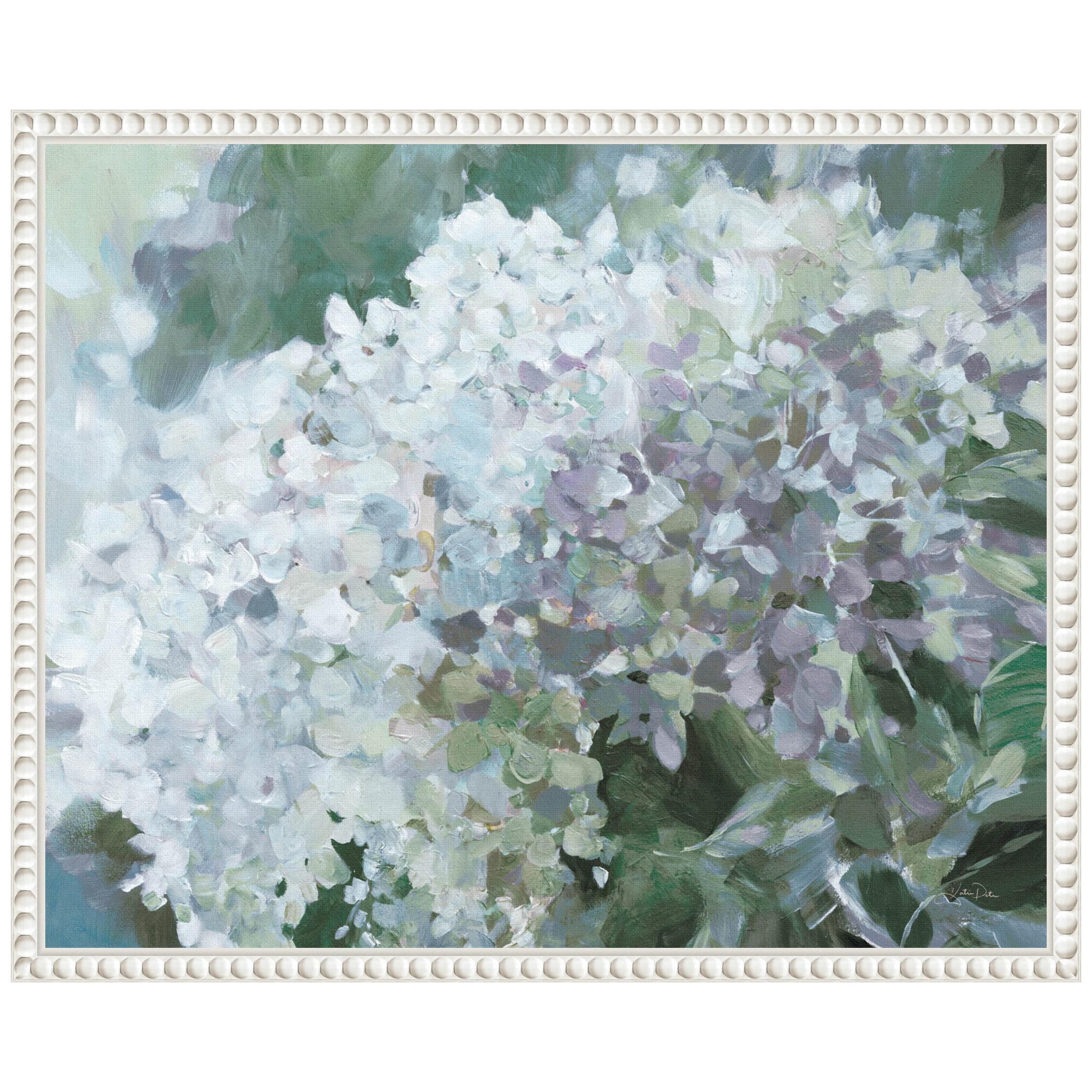 Amanti Art Subtle Shifts Hydrangea by Katrina Pete Canvas Wall Art Print Framed 20 x 16