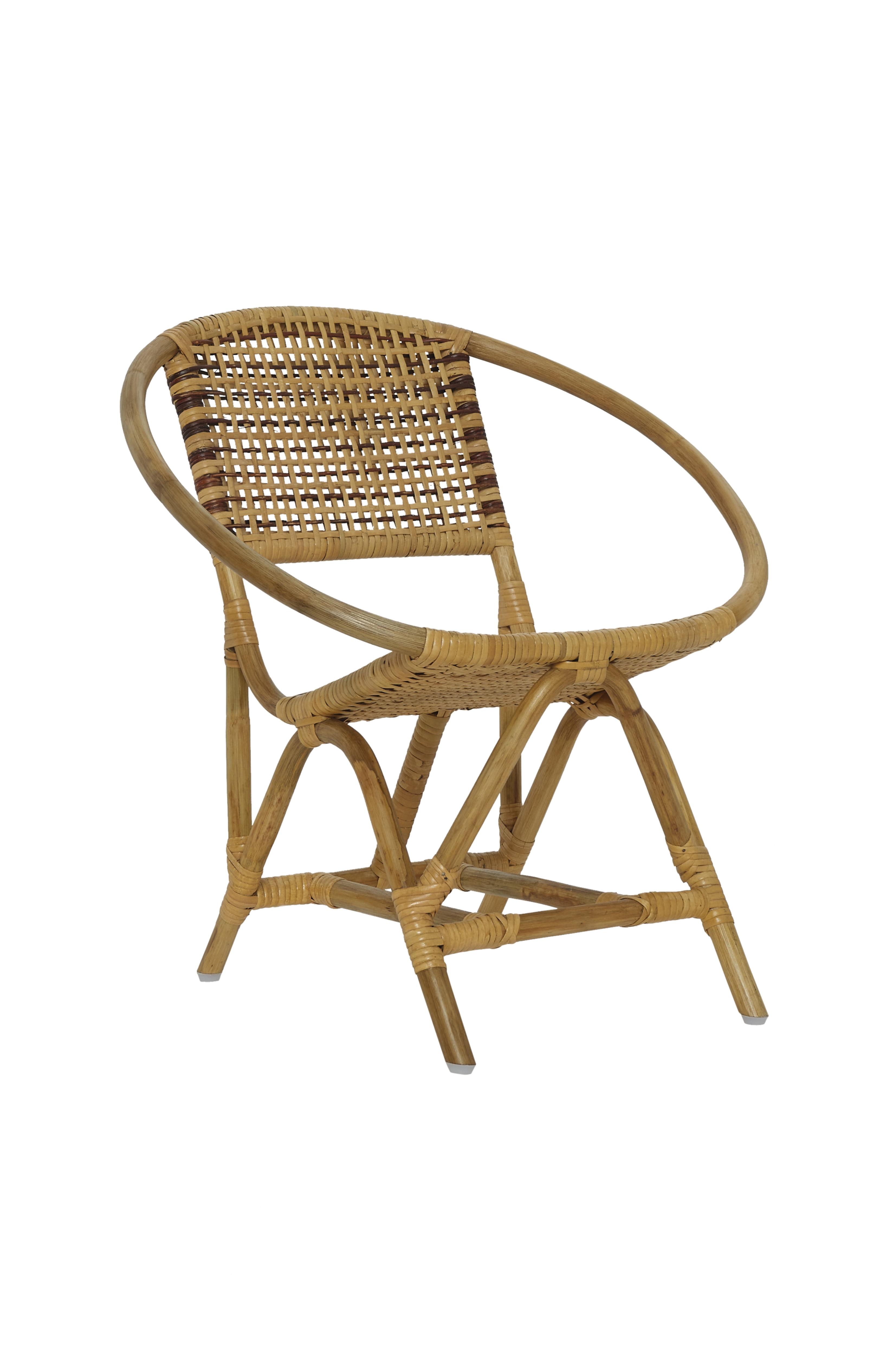 Bay Isle Home™ Burov Kids Hand Crafted 18" Rattan and Cane Chair for Children up to 3 Years
