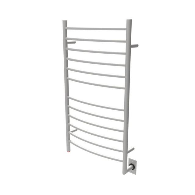 Radiant Large Curved Towel Warmer Hybrid Hardwired or Plug in