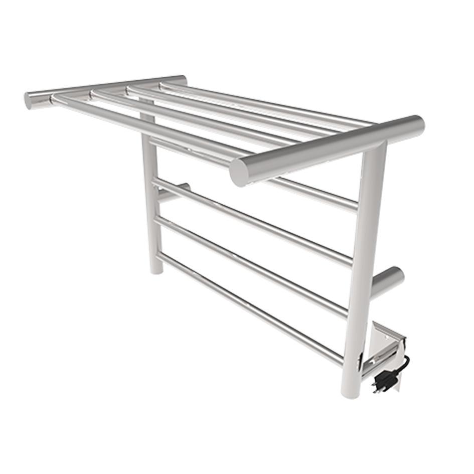 Polished Nickel Wall Mounted Stainless Steel Towel Warmer Shelf