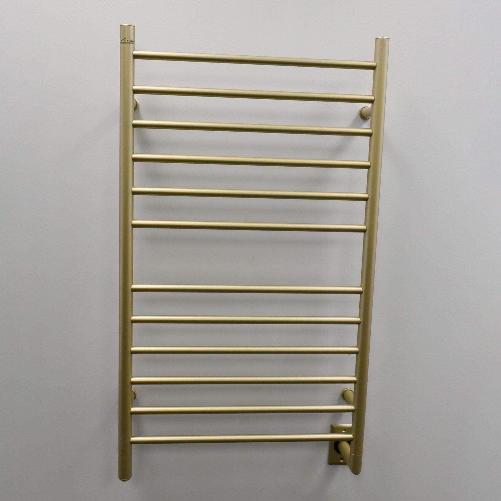 Radiant Large Curved Electric Towel Warmer Hardwired or Plug in