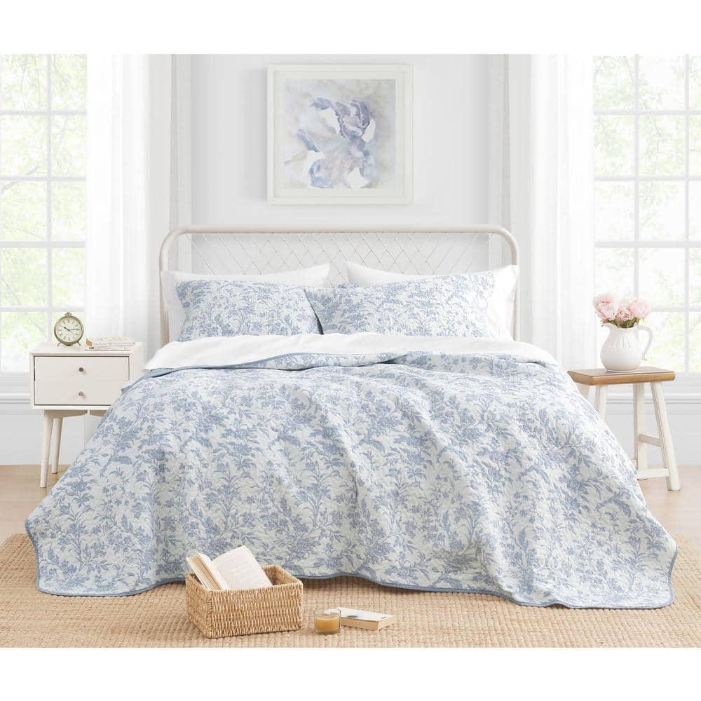 Laura Ashley Amberley Reversible Cotton Quilt Set