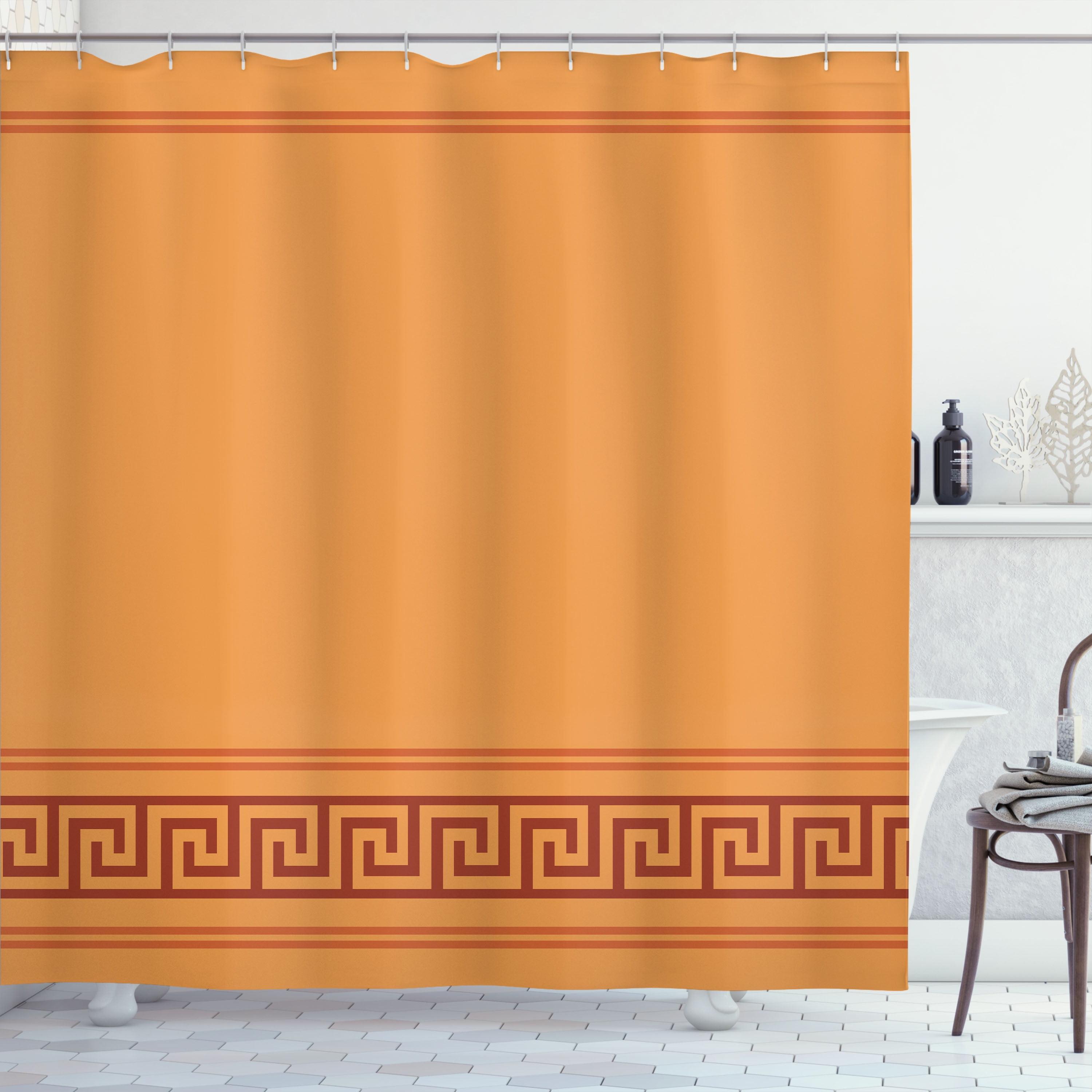 Geometric Shower Curtain with Hooks Included