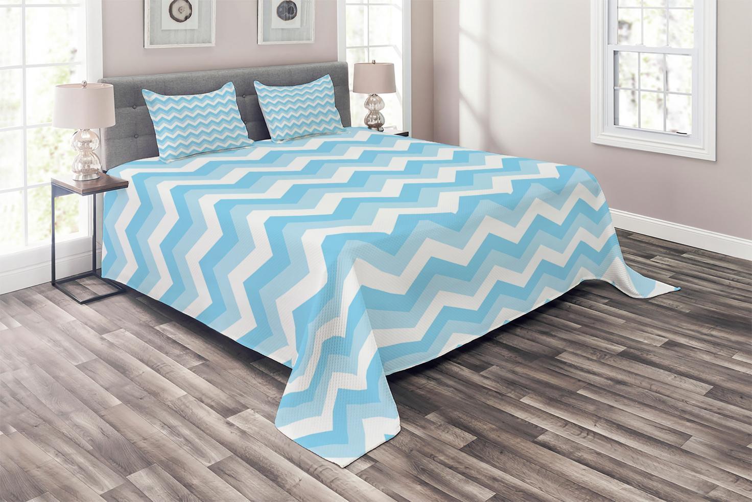 Modern & Contemporary Chevron / Zig Zag Coverlet Set