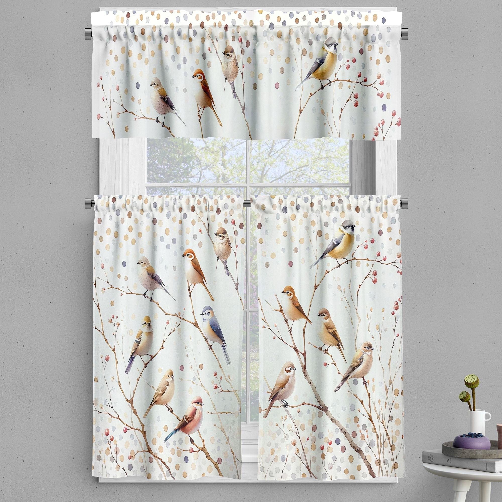 Tailored 55'' W Kitchen Curtain