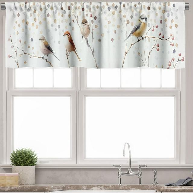 Ambesonne Tailored Window Valance