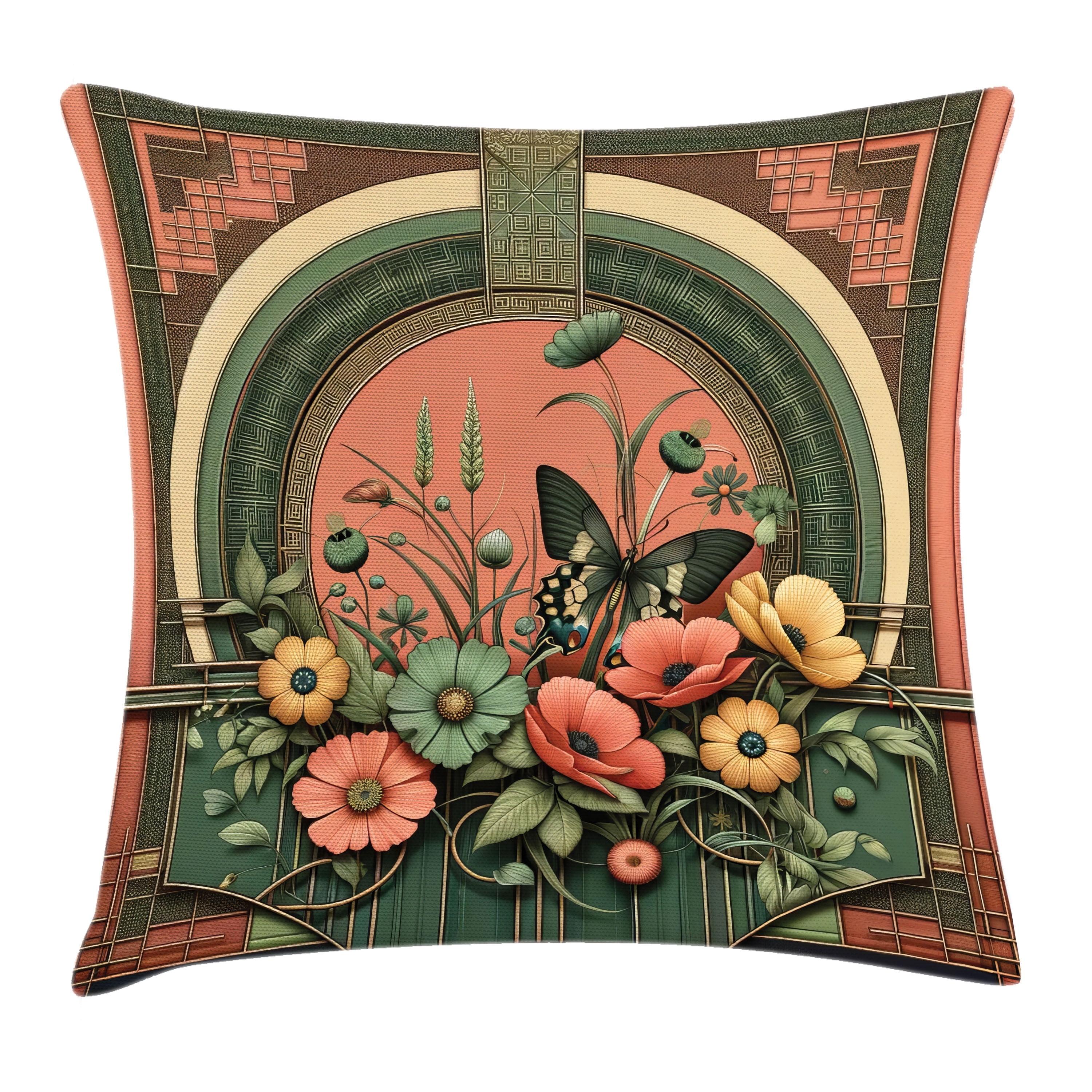Floral Pillow Cover