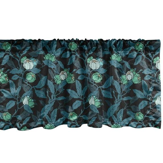 Ambesonne Botanical 54" Window Valance | Wayfair