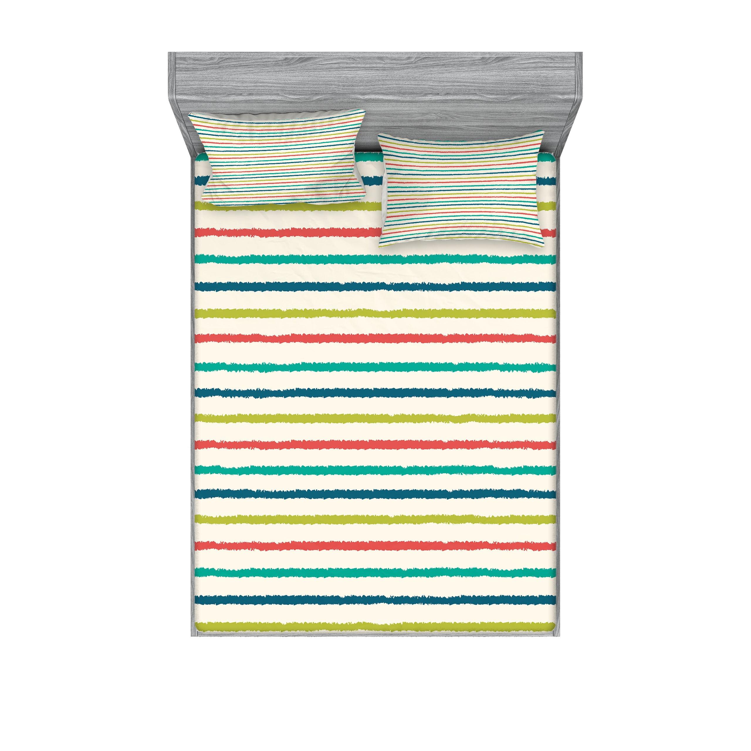 Ambesonne Microfiber Abstract Sheet Set