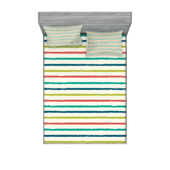 Ambesonne Microfiber Abstract Sheet Set