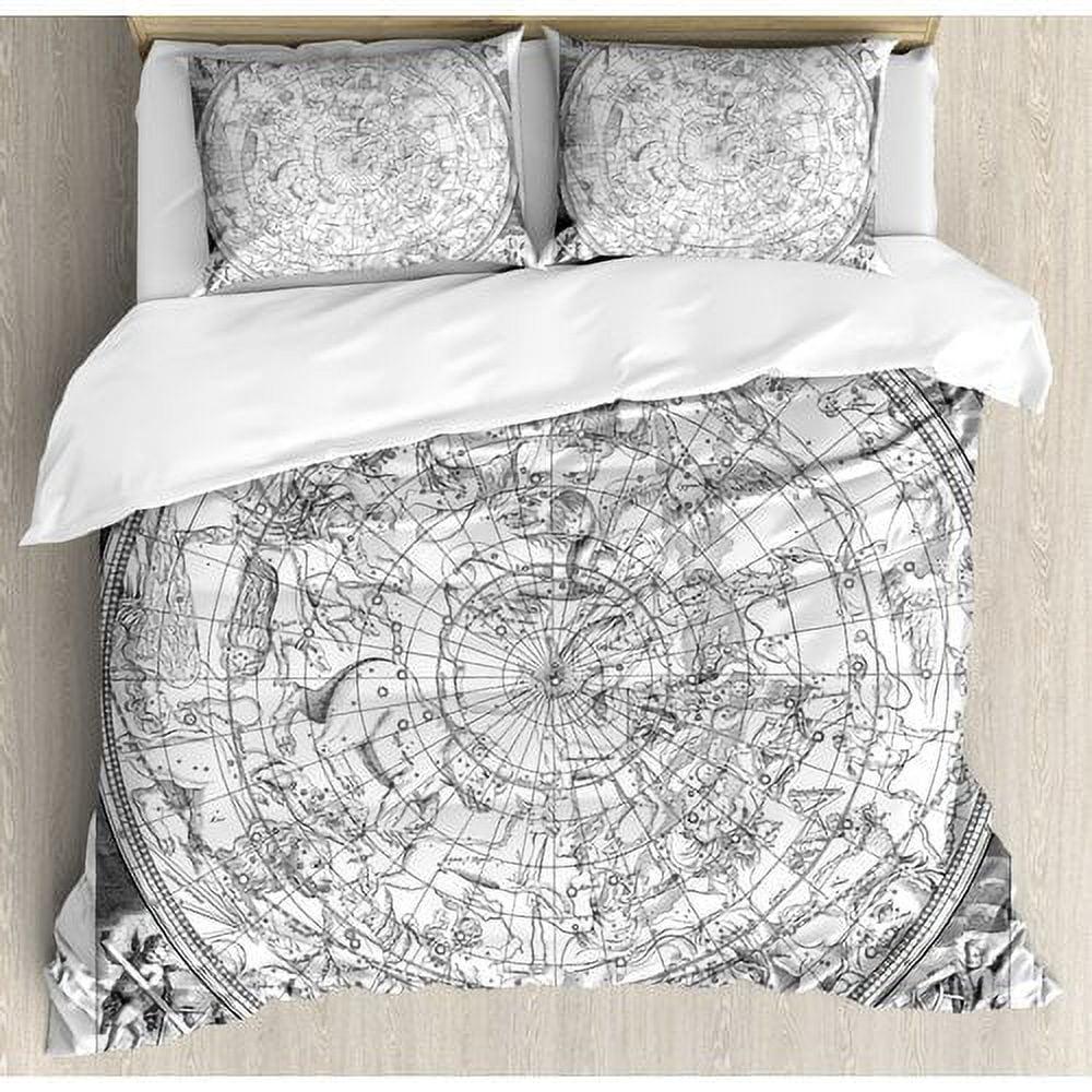 Ambesonne Constellation Eclectic Duvet Cover Set