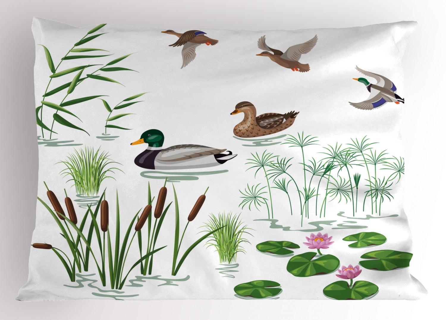 Ambesonne Flowers Pillow Sham