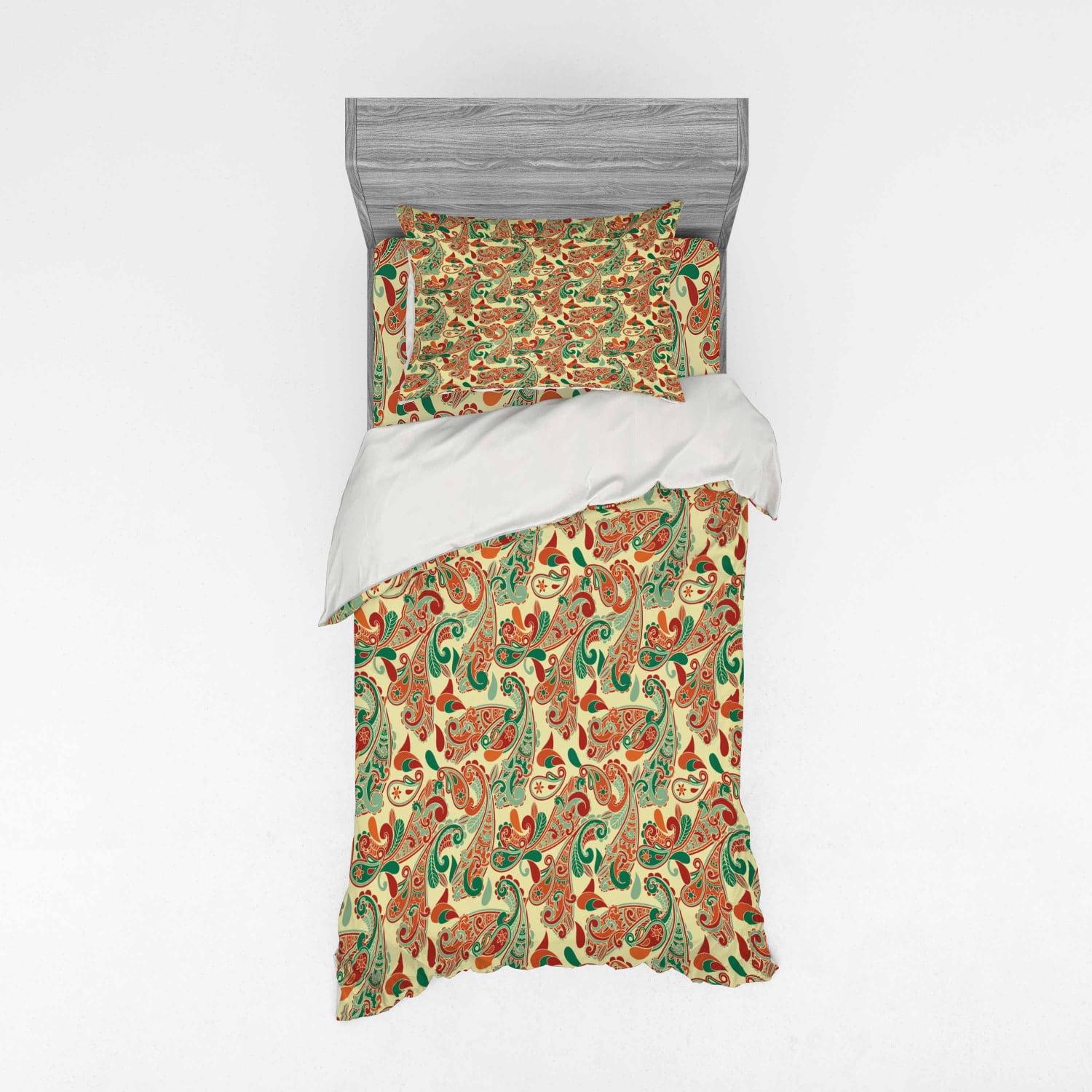 Ethnic Traditional Paisley Duvet Cover Set