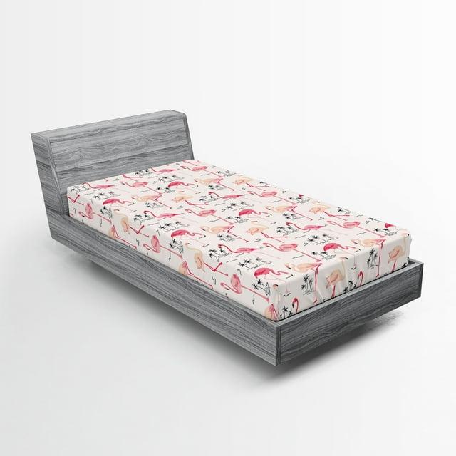 Ambesonne Microfiber Fitted Sheet