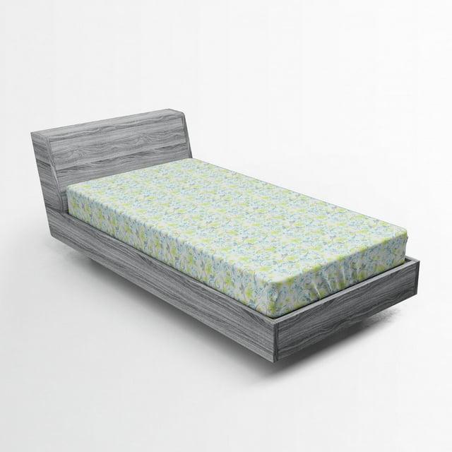 Ambesonne Microfiber Fitted Sheet