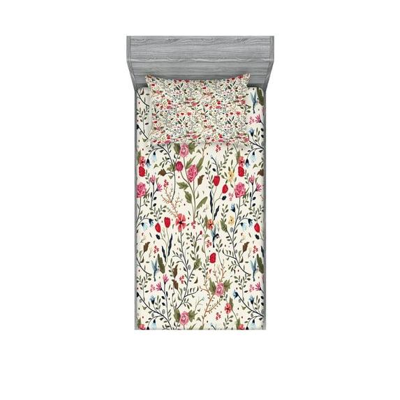 Ambesonne Floral Microfiber Sheet Set & Reviews | Wayfair