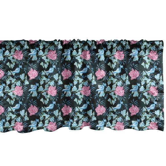 Ambesonne Botanical 54" Window Valance | Wayfair