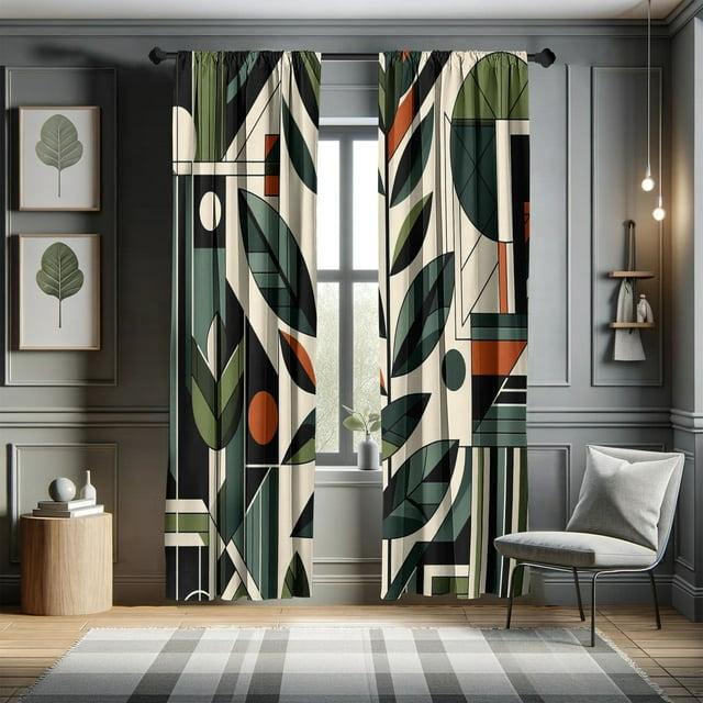 Microfiber Semi Sheer Curtain Pair