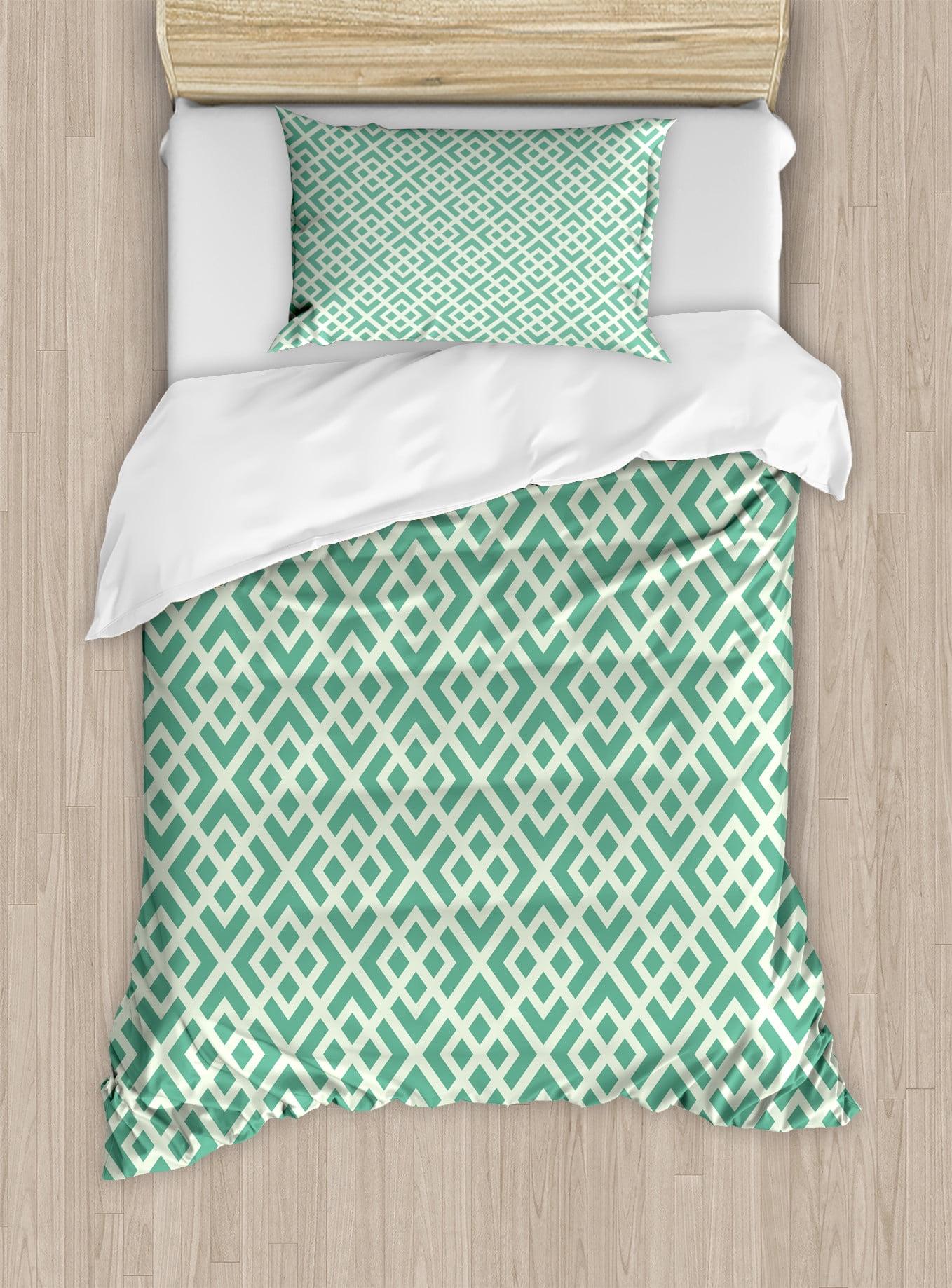 Modern & Contemporary Plaid Duvet Cover Set