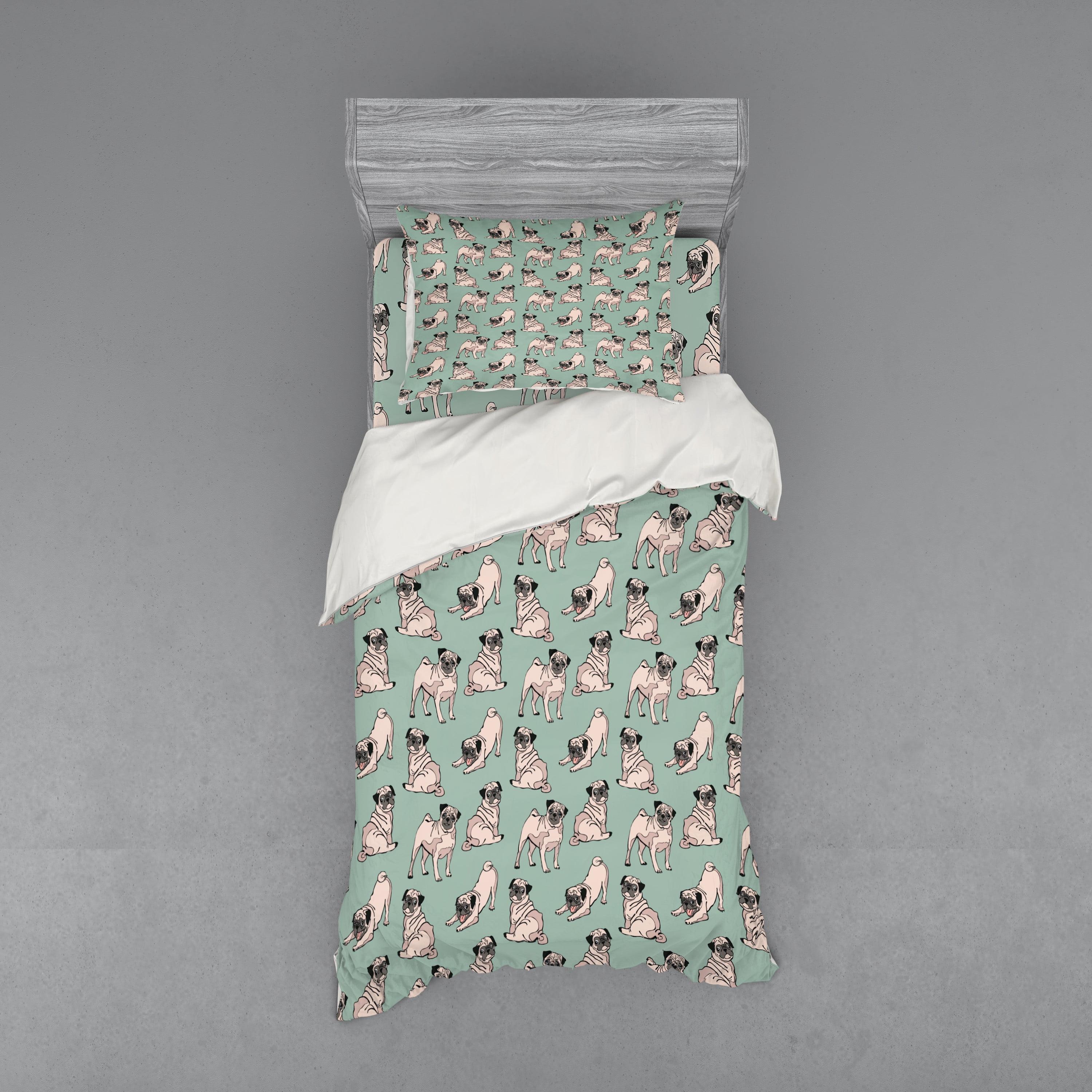 Pug Coastal Duvet Cover Set