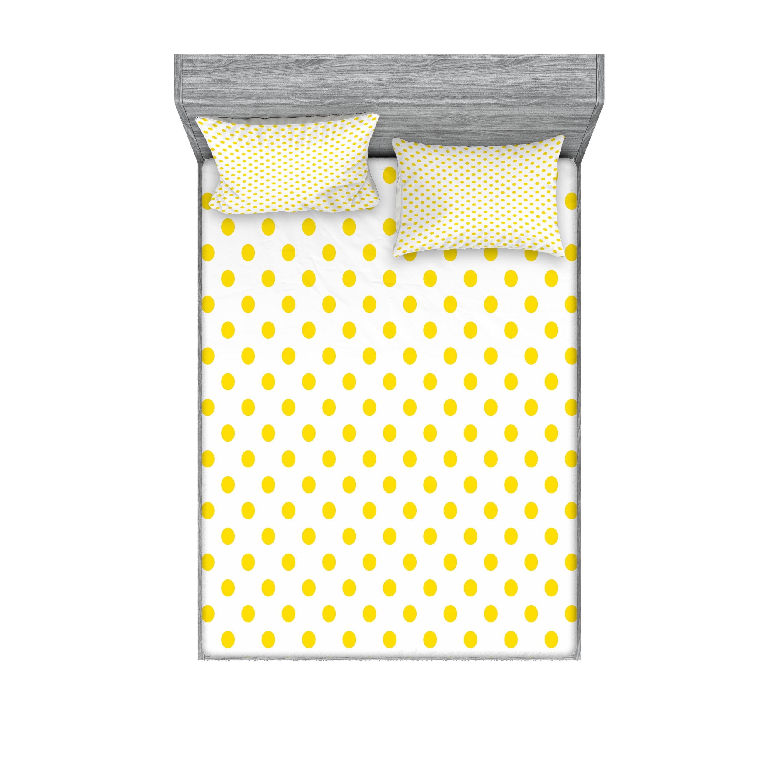 Microfiber Polka Dots Sheet Set (Set of 3)