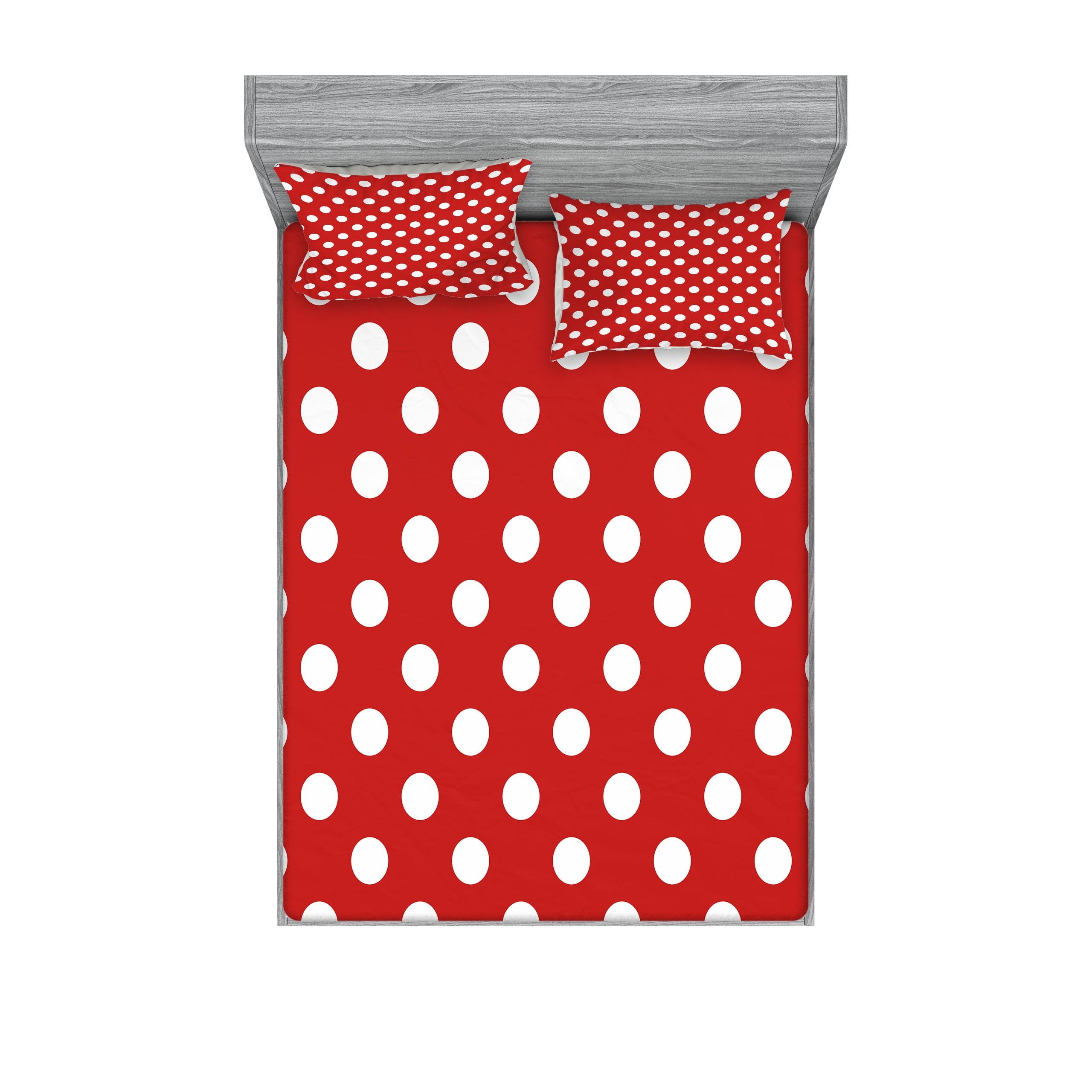 Microfiber Polka Dots Sheet Set