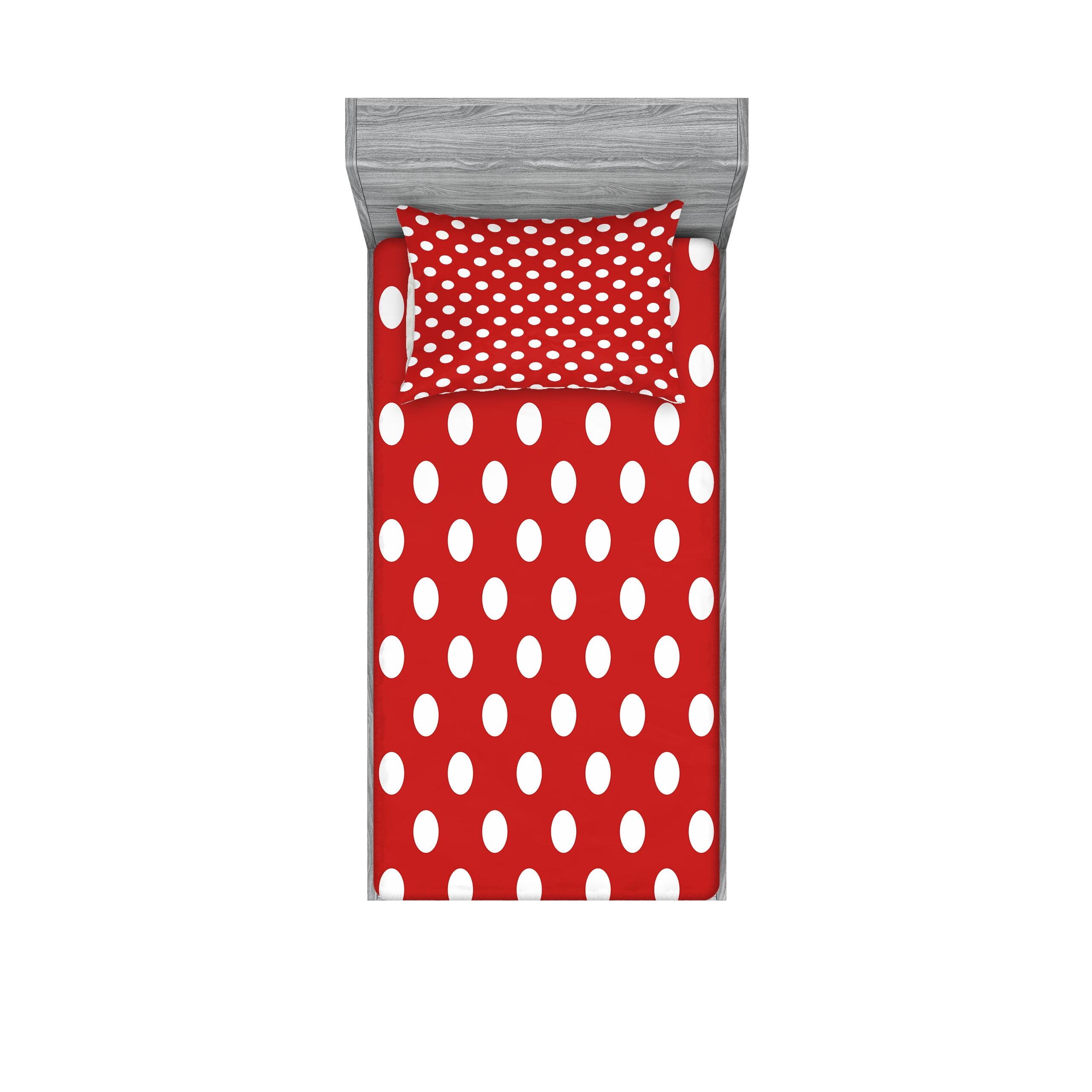 Microfiber Polka Dots Sheet Set