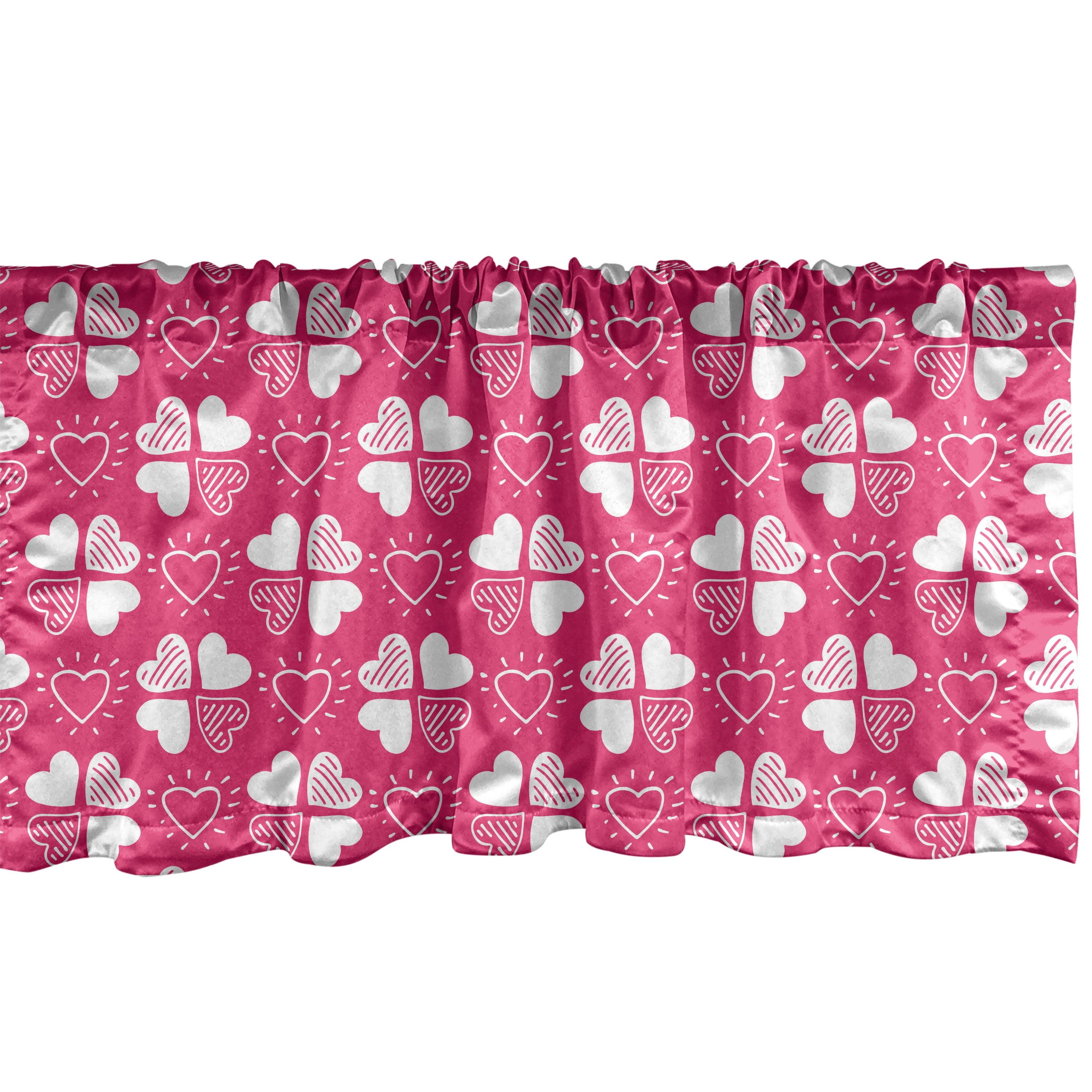 Sateen Ruffled 54'' W Window Valance in