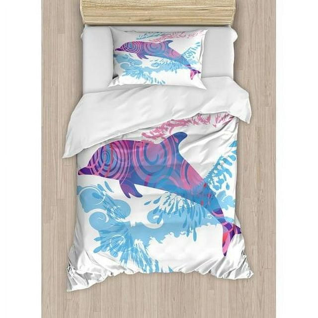 Sea Animals Coastal Duvet Cover Set
