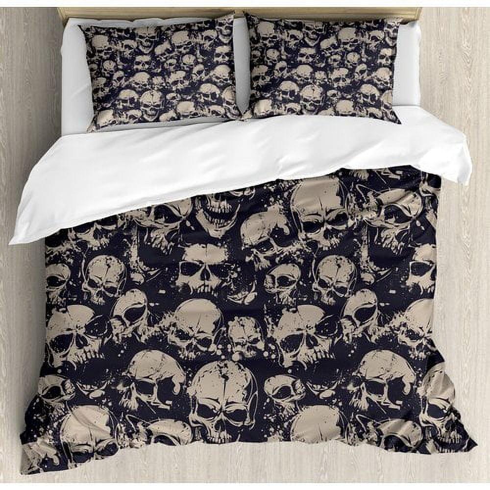 Skull Modern & Contemporary Duvet Cover Set