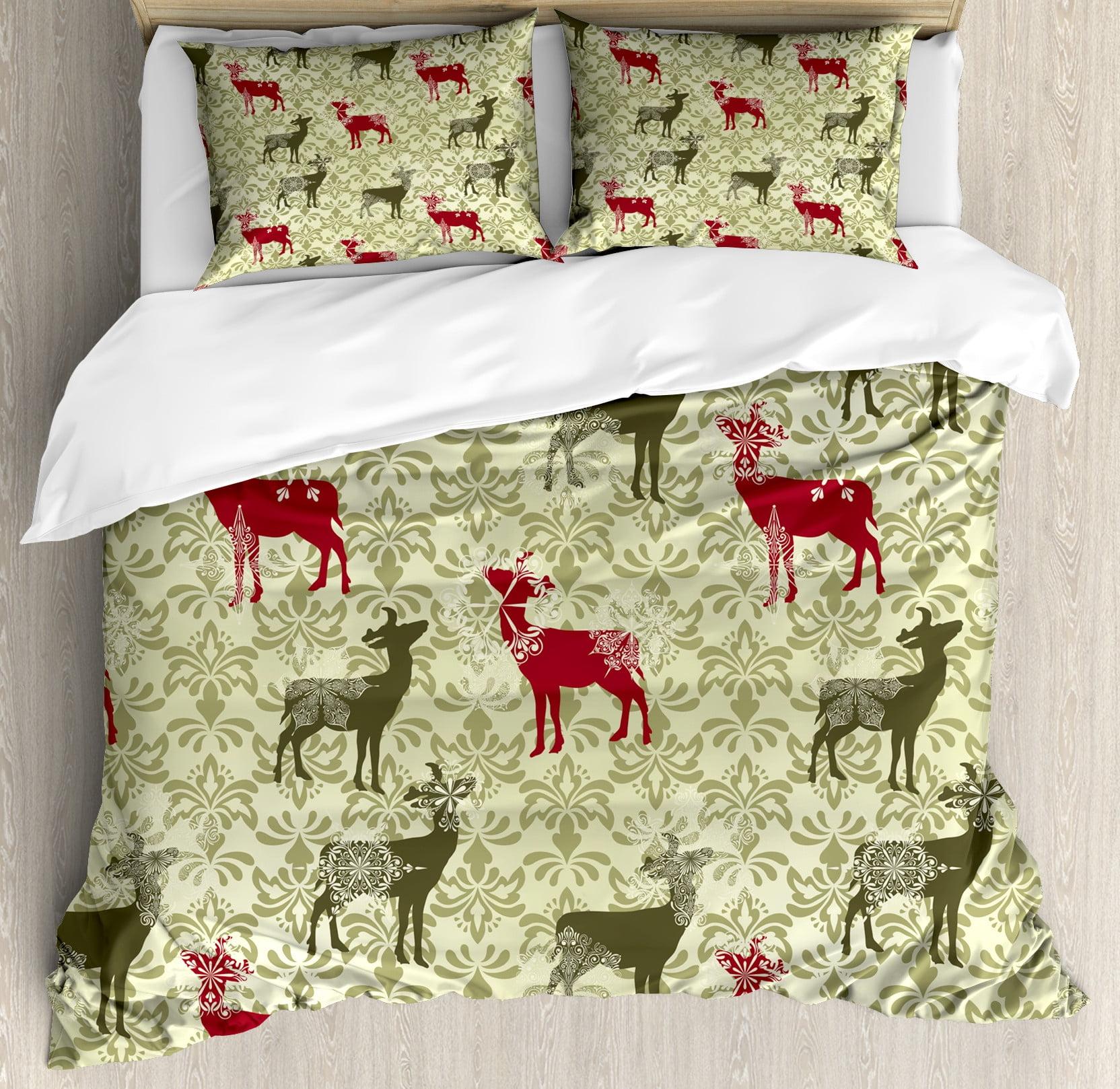 Ambesonne Christmas Duvet Cover Set