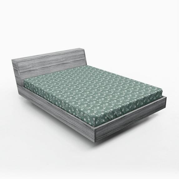 Ambesonne Microfiber Fitted Sheet
