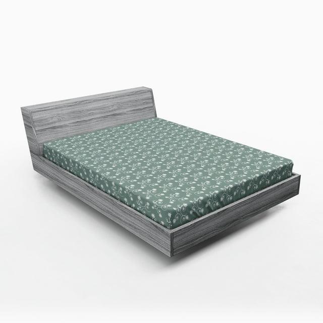 Ambesonne Microfiber Fitted Sheet