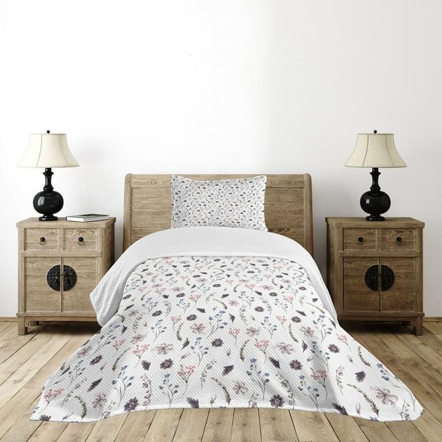 Ambesonne Ambensonne Watercolor Bedspread Vintage Multicolor Multicolor