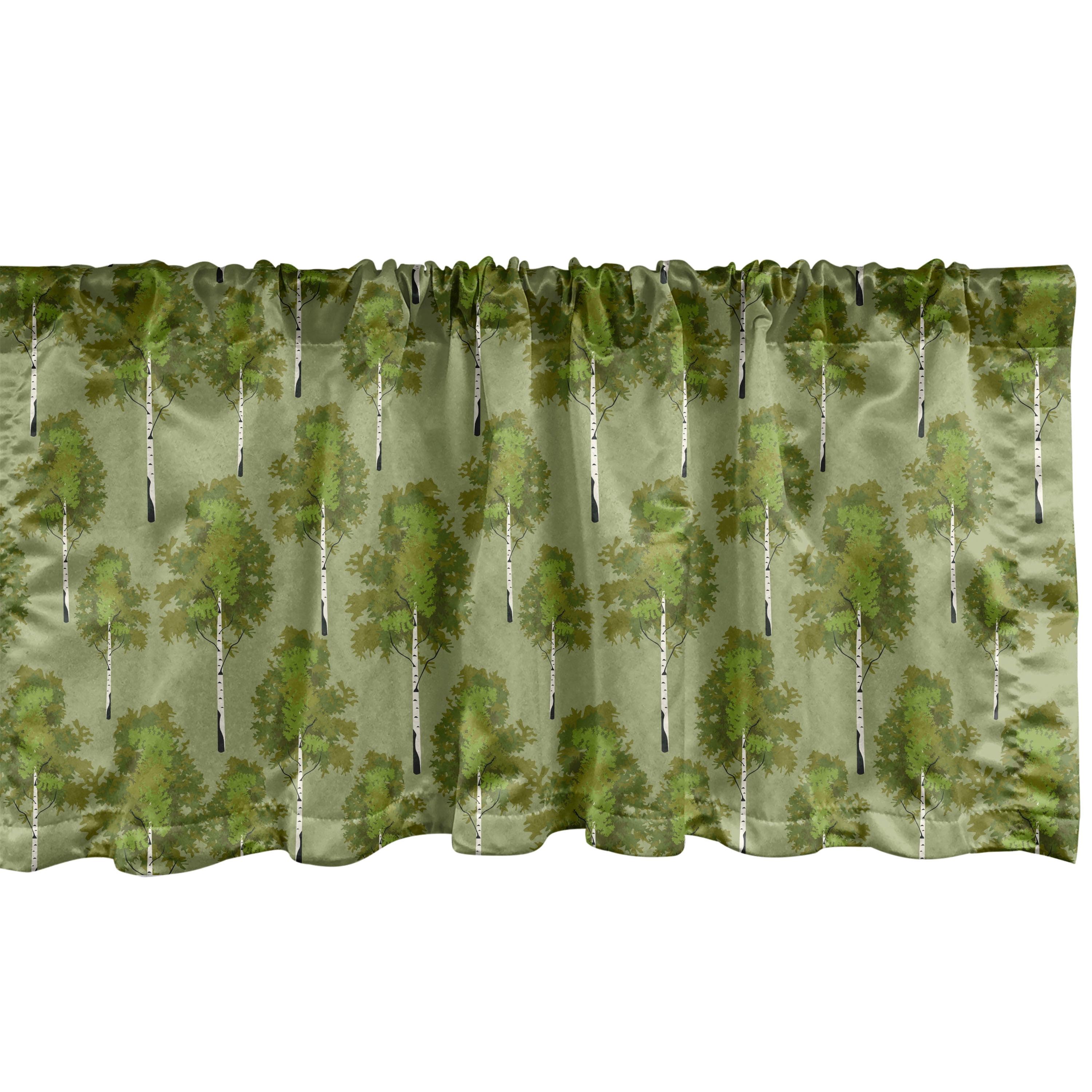 Sateen Ruffled 54'' W Window Valance in