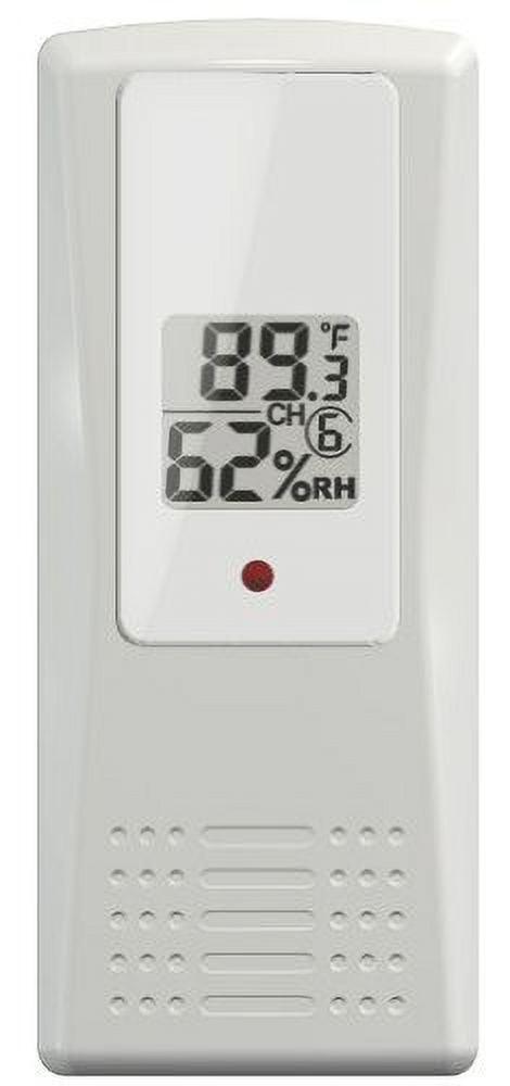 Wireless White Thermo-Hygrometer with Humidity Sensor