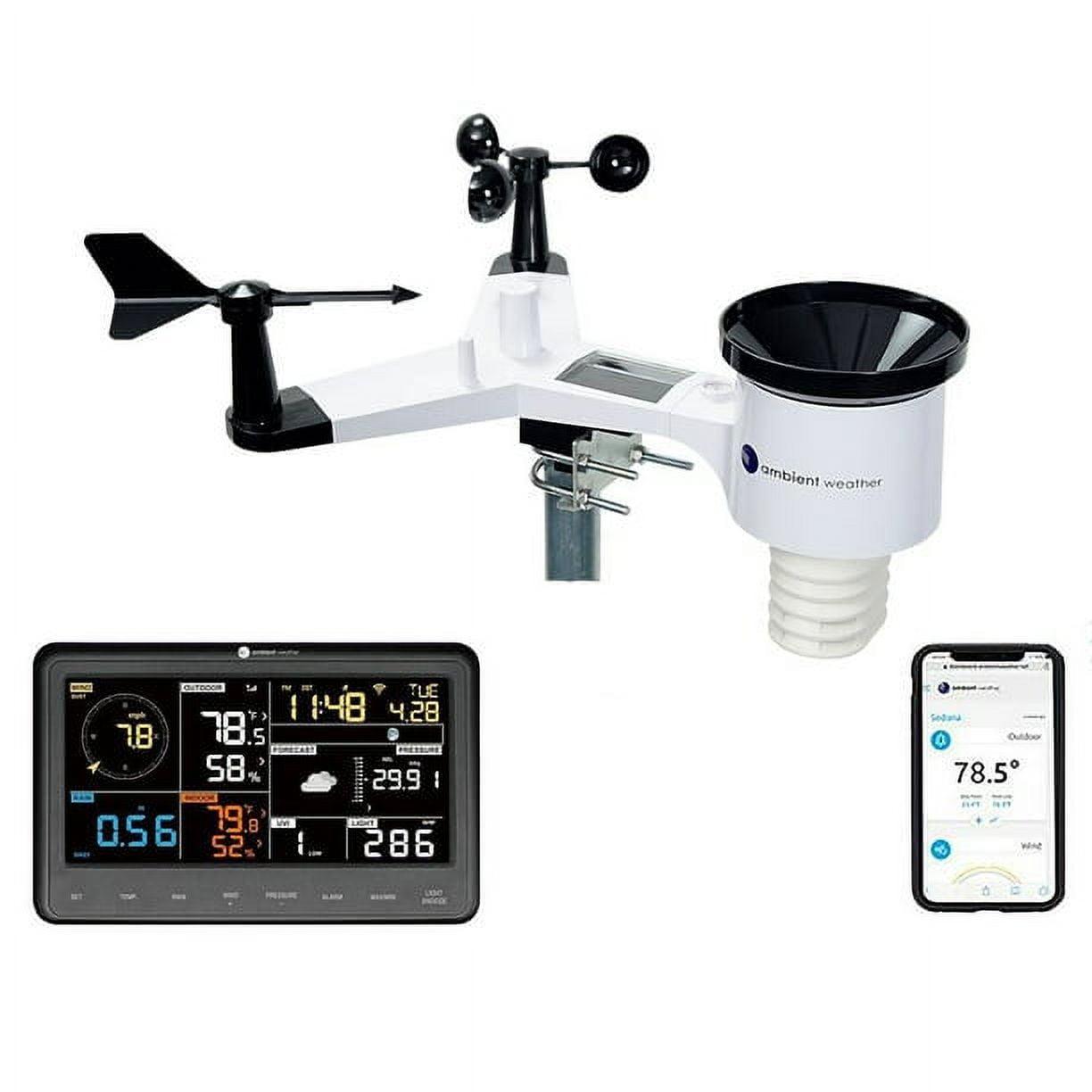 17'' Solar Powered Wireless Outdoor Weather Station