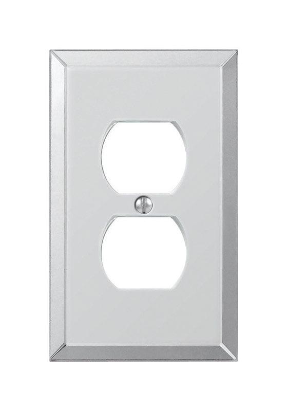 Amerelle No Subject 1 - Gang Duplex Outlet Standard Wall Plate