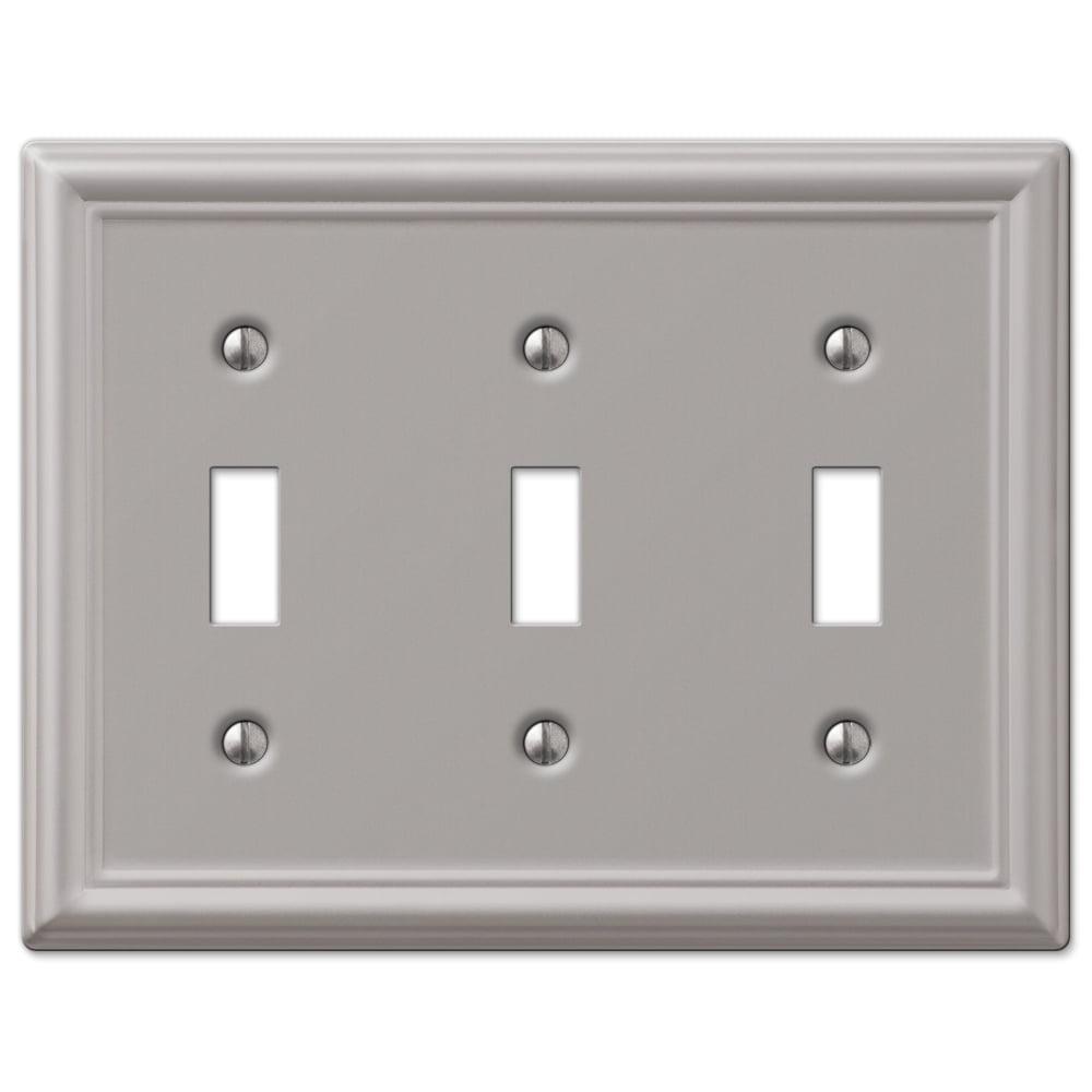 Chelsea No Subject 3 - Gang Toggle Light Switch Jumbo Wall Plate